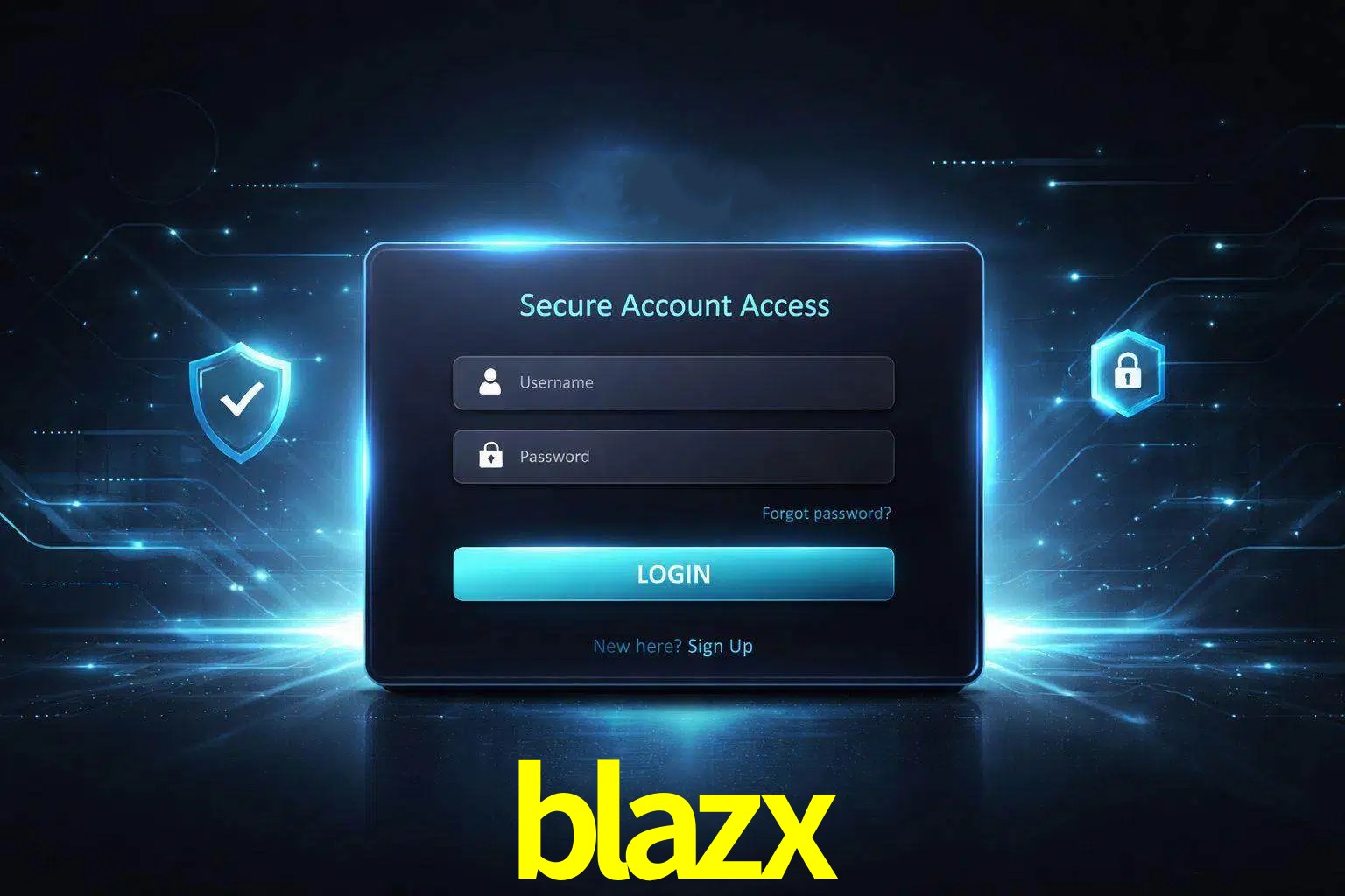 Pantalla de inicio de sesión de cuenta blazx para usuarios en México