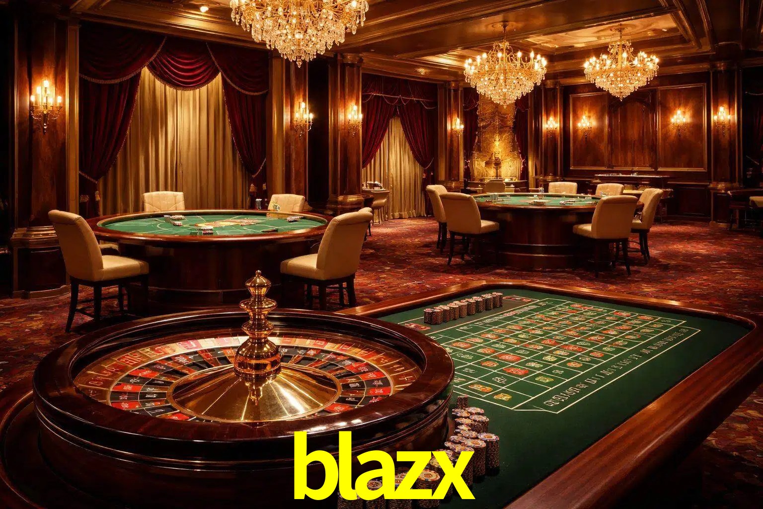 Una escena premium de mesa de casino en vivo con cartas, elementos de ruleta y un ambiente pulido de estudio de transmisión.